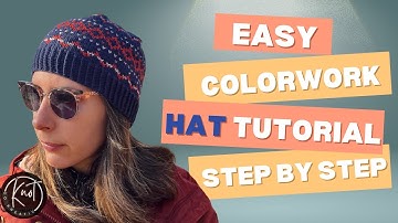 Colorwork Knitting for Beginners - Step by Step HAT