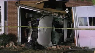 Driver injured after car crashes into a home in Harnett County