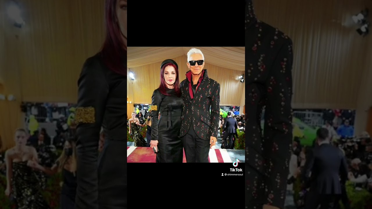 Priscilla Presley with the stars of “Elvis” biopic at the Met Gala