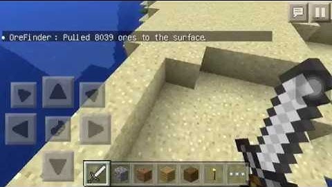 Minecraft pe 0.10.4 ore finder mod ios