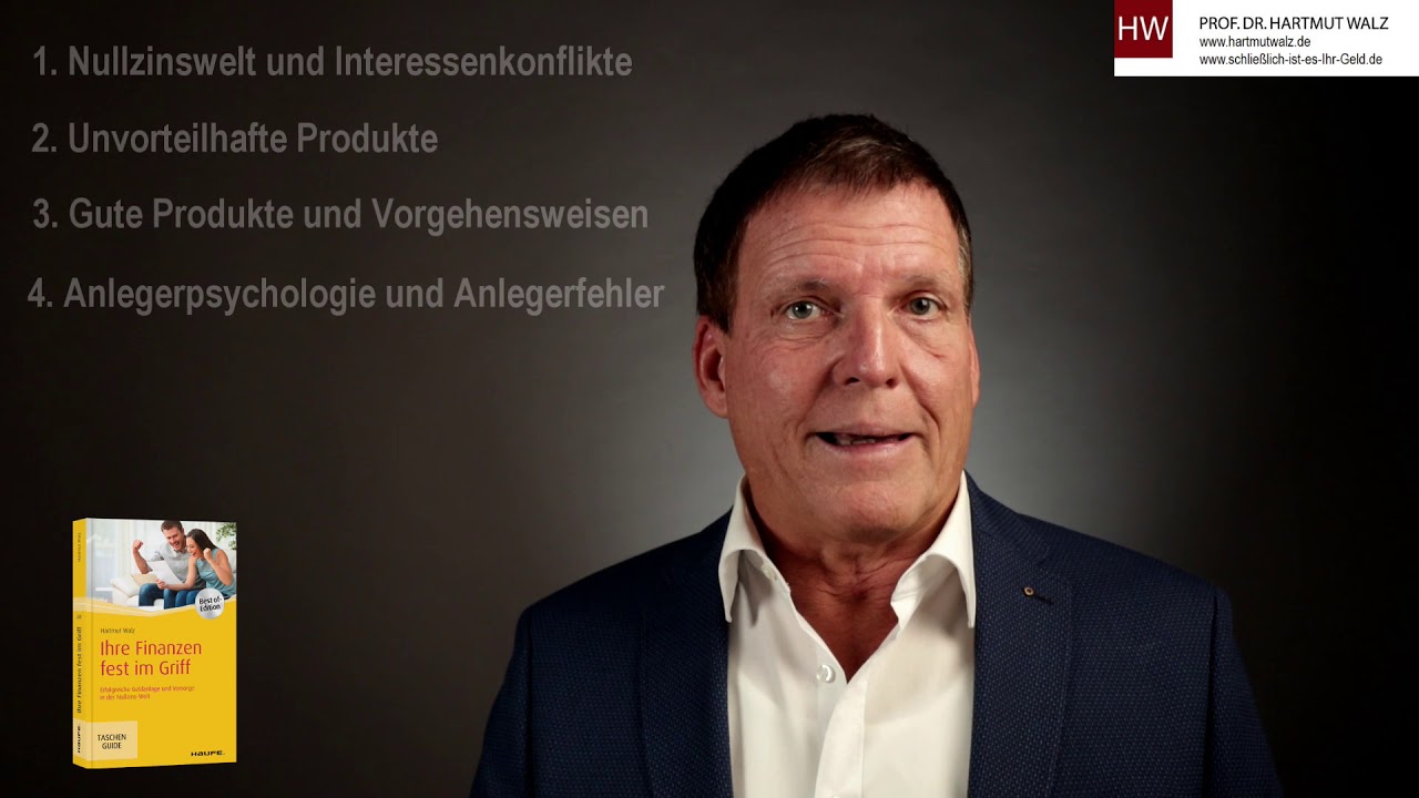 Ihre Finanzen fest im Griff - Hartmut Walz - YouTube