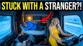 How 2 Truck Drivers SHARE a Cab the Size of a Closet FOR A MONTH!