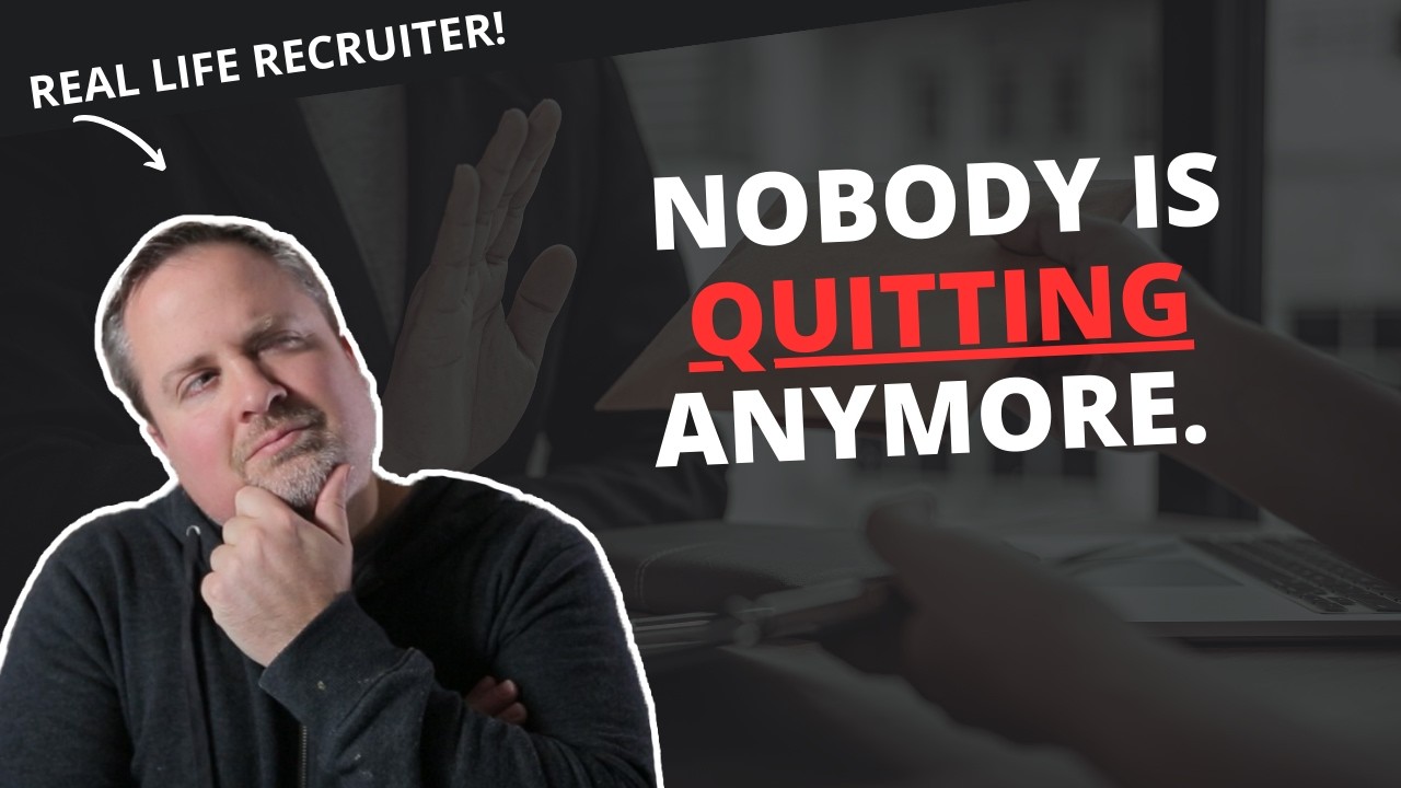 People Aren't Quitting Their Jobs Anymore. - YouTube