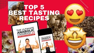 Greg Doucette's Ultimate Anabolic Cookbook 2.0 || TOP 5 BEST TASTING Recipes | High Protein Meal