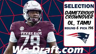 Patriots Take OL Project | Dametrious Crownover Draft Breakdown
