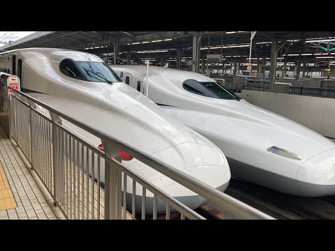 新幹線 のぞみ228号N700A車窓 新大阪→東京/ 東海道新幹線 新大阪1357発(東京行)