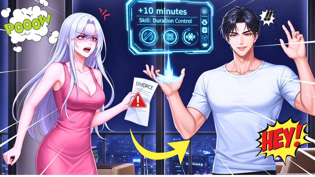 🎀Deixado pela ESPOSA CEO, ele DESPERTA um SISTEMA para CONTROLAR o TEMPO! | Resumo de Manhwa