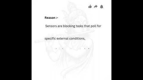 1 min DAG knowledge check Ques6: #AirflowSensor #ConditionalExecution #Polling