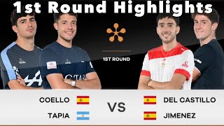 🇪🇸 1st Round Coello | Tapia vs Castillo | Jimenez PREMIER PADEL Brussels P2 Extended Highlights