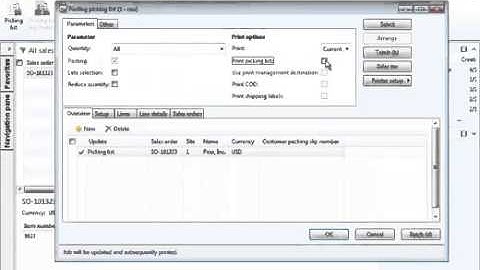 Dynamics AX 2012 Trade   Sales Orders   Picking and Packing