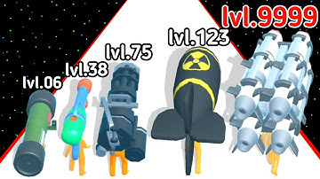 Gun Head Run Level Up Gun Max Level 3D Gameplay (New_Update)