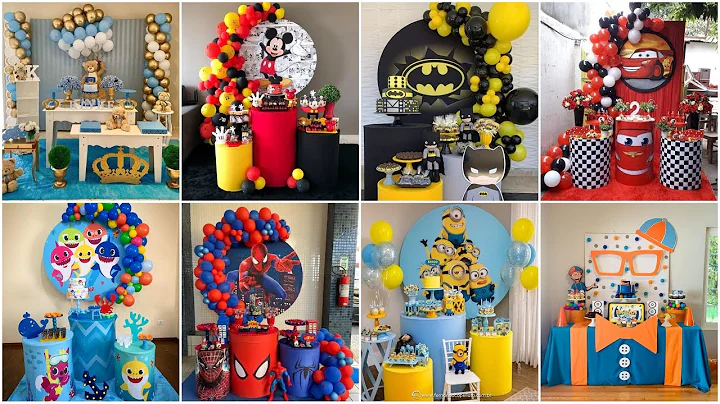 Birthday decoration ideas for boys || Theme birthday decoration for baby boy
