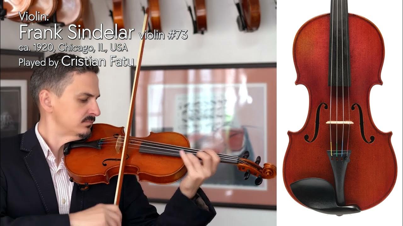 Frank Sindelar violin 73, circa 1920, Chicago, USA / Cristian Fatu