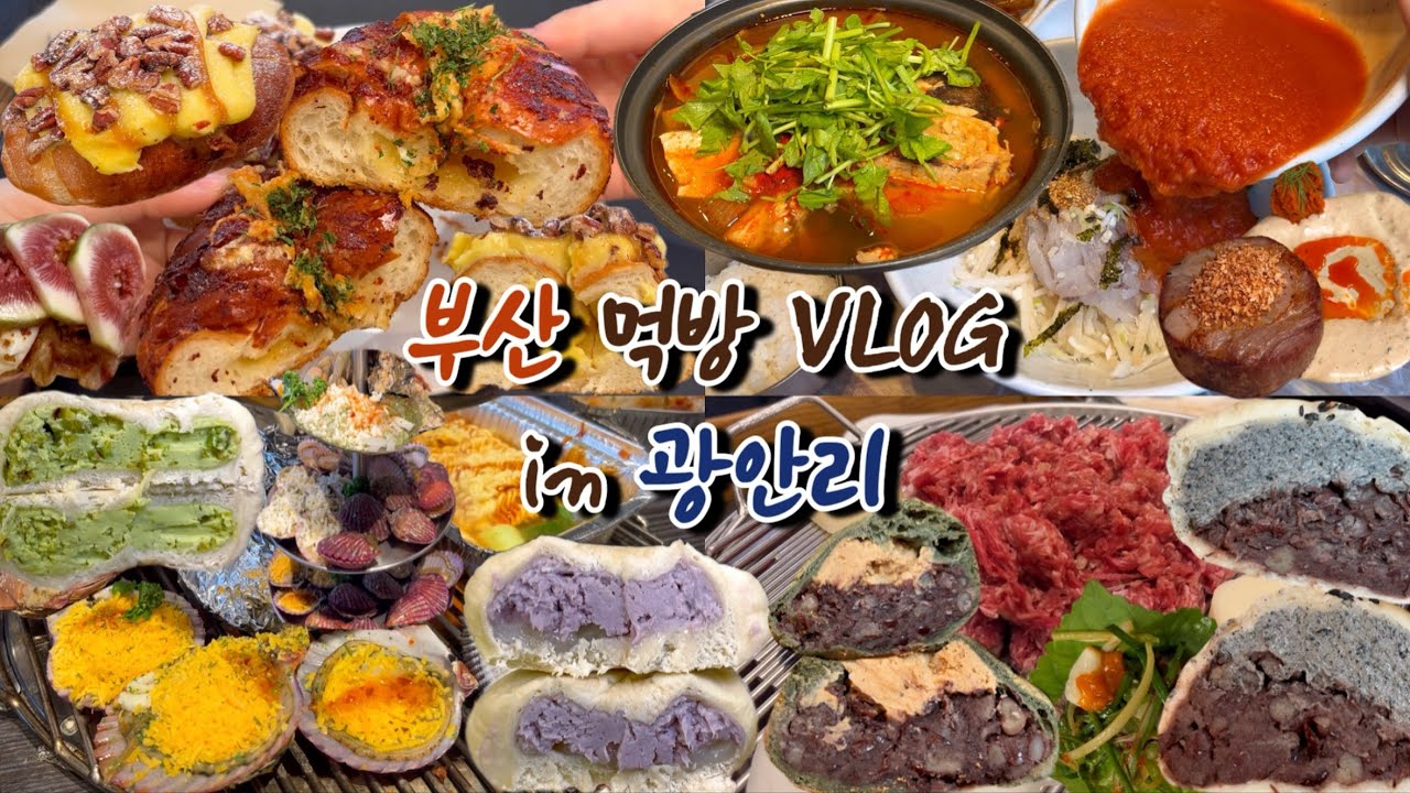 오직 먹기위해 광안리에 간 빵순이가 있다?!🌊 베이크백•밀로제과•라푀유•언양불고기•물회맛집•조개맛집•타코맛집•분위기맛집
