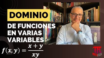 Dominio de una función de dos variables 9 con #mathfelix_. Profe. Félix Fernández
