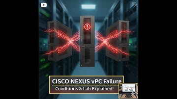 Cisco Nexus vPC Failure Scenarios Explained with Lab - CCNA, CCNP Tutorial 