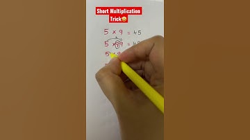 Short Trick Multiplication #math #shorts #mathtrick #tutor #learning #shorttrick #fraction