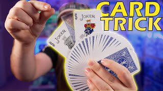 LEARN How To Do THE BEST Card Trick EVER! - CARD CHANGES PLACES INSTANTLY - day 117
