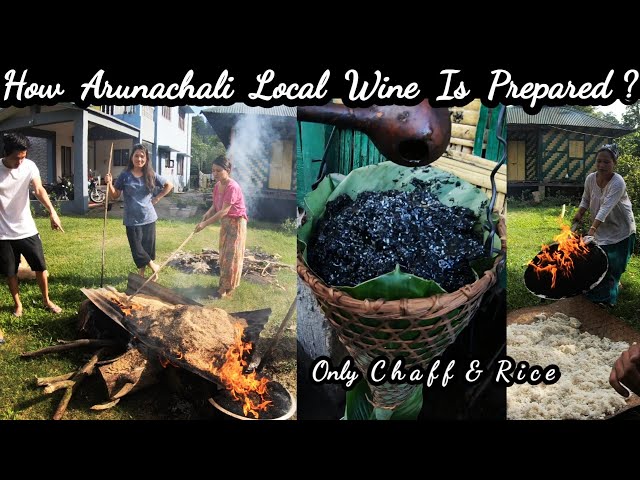 How Arunachali Local Wine Is Prepared ?? | Adi Tribe | Arunachal Pradesh | Northeast India | Lenzing class=
