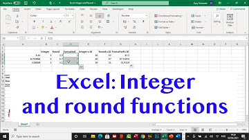 Excel: Integer and Round Functions