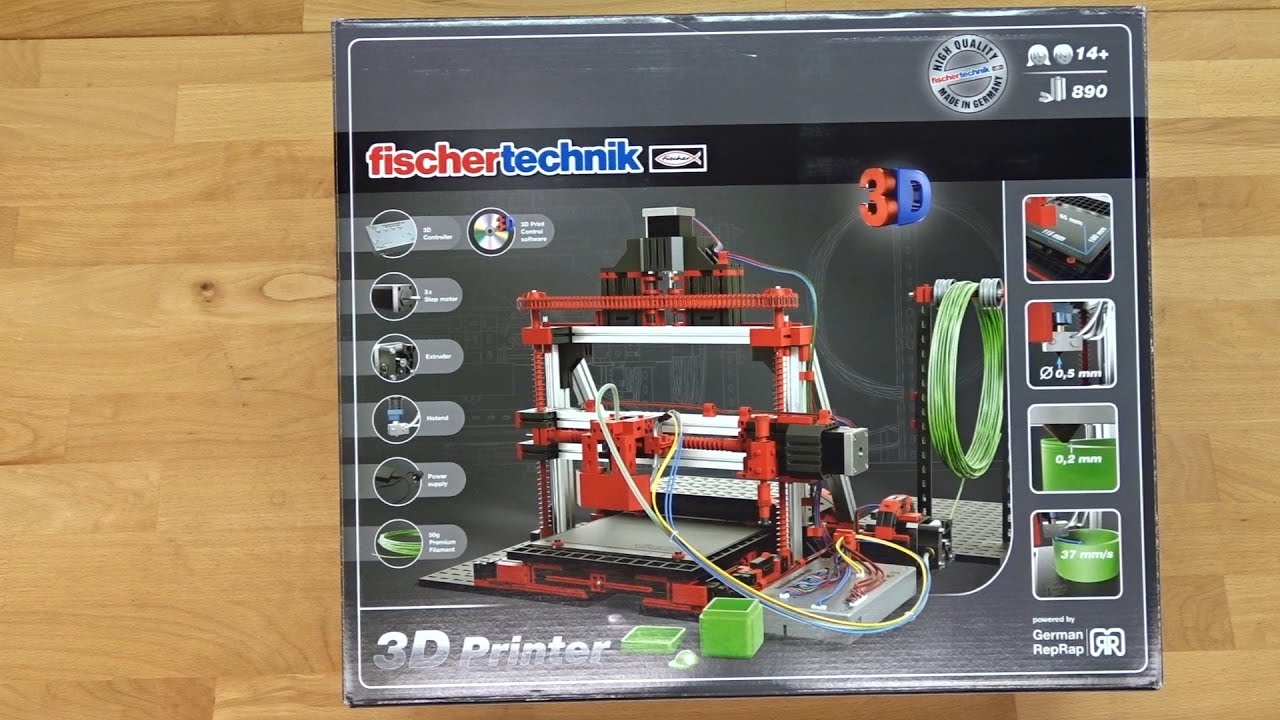 ▷ Du möchtest den Fischertechnik 536624 3D Drucker kaufen? | 3DDP