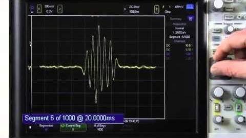 Segmented Memory using the 4000 X-Series Oscilloscope