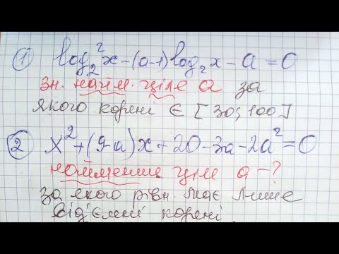 Видео: 🆘🙇Параметр в квадратних рівняннях і з теоремою Віета в тестах НМТ @Алгебра9@Математика11
