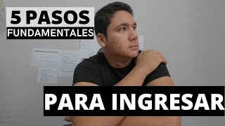 TODO lo que DEBES SABER para INGRESAR a la UNIVERSIDAD