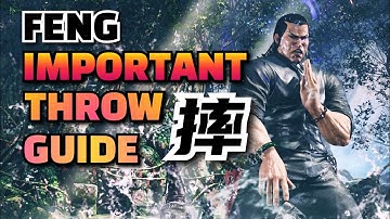 Feng Important Throw Guide & Setup | Tekken8 [4K] 🔥