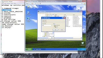 how to change windows xp service pack 2 to 3