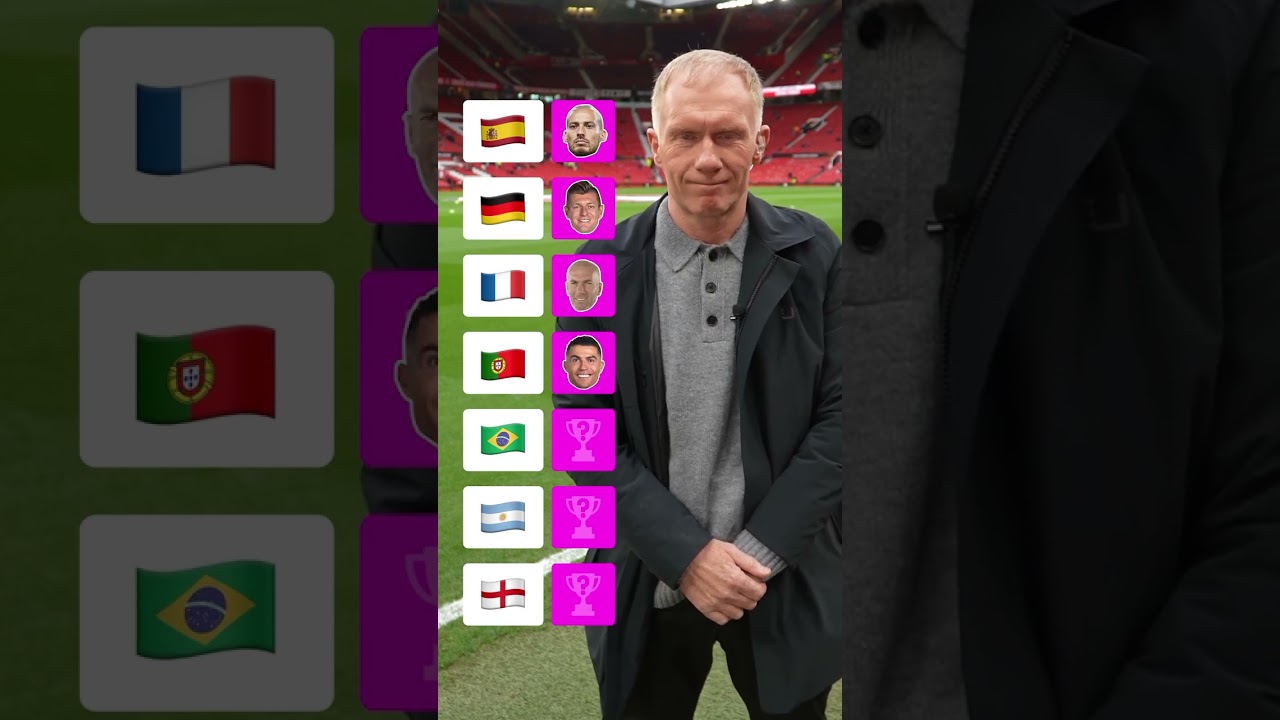 Paul Scholes picks out his best player per country 🔥🔥🔥
