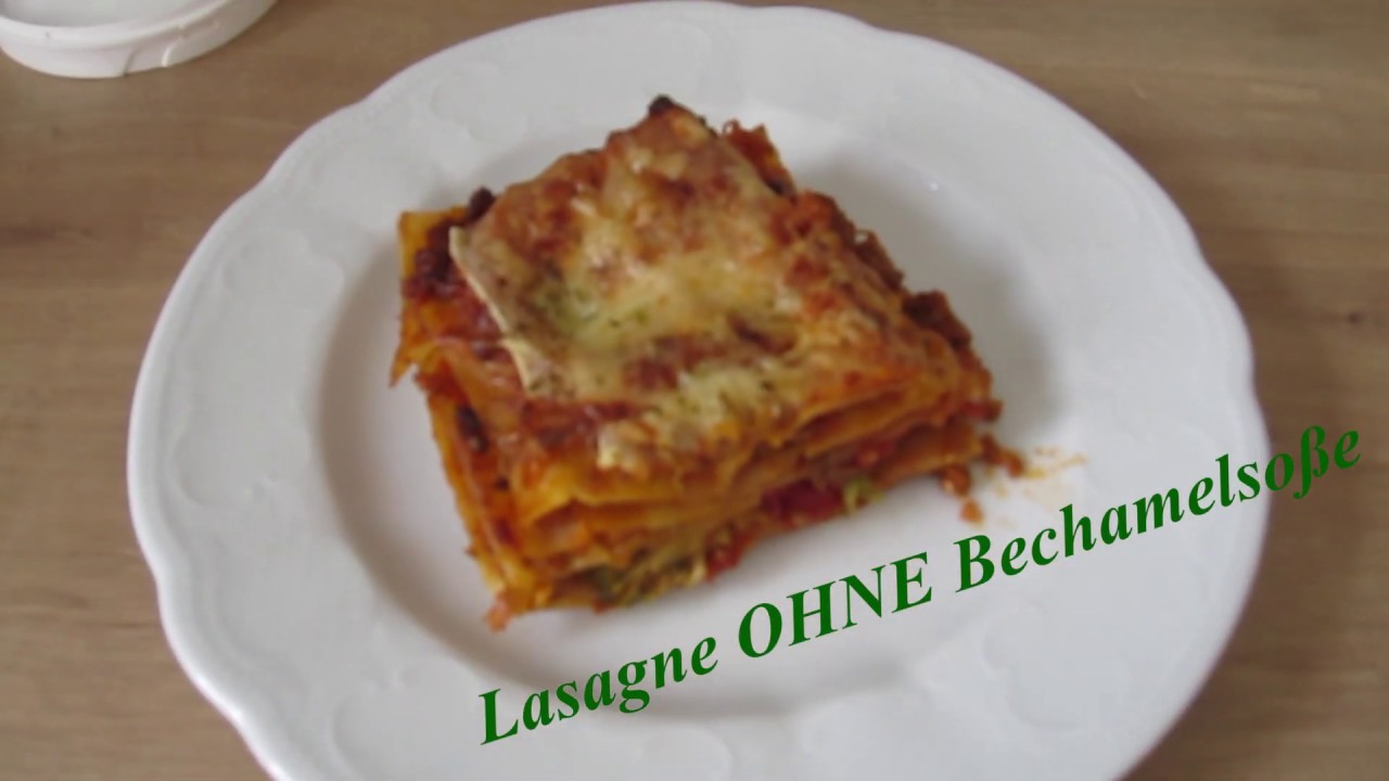 (3) Italienische Woche- Mittwoch: Lasagne OHNE Bechamelsoße. Gesund ...