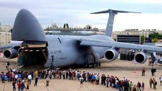 C-5M Super Galaxy U.S. Air Force arrives in Oshkosh 2023
