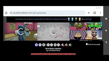 Up To Faster 7 Parison (My First Video Of Up To Faster) 