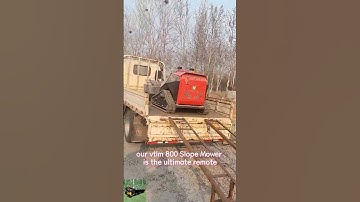 #shortsvideo  Vigorun wireless radio control track-mounted mowing robot for sale