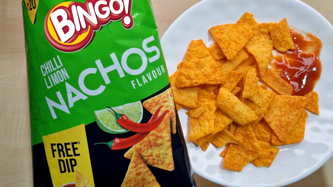 Bingo Chilli Lemon Flavour Nachos With Sriracha Dip/Sauce Ingredients, Taste, Price, Ad