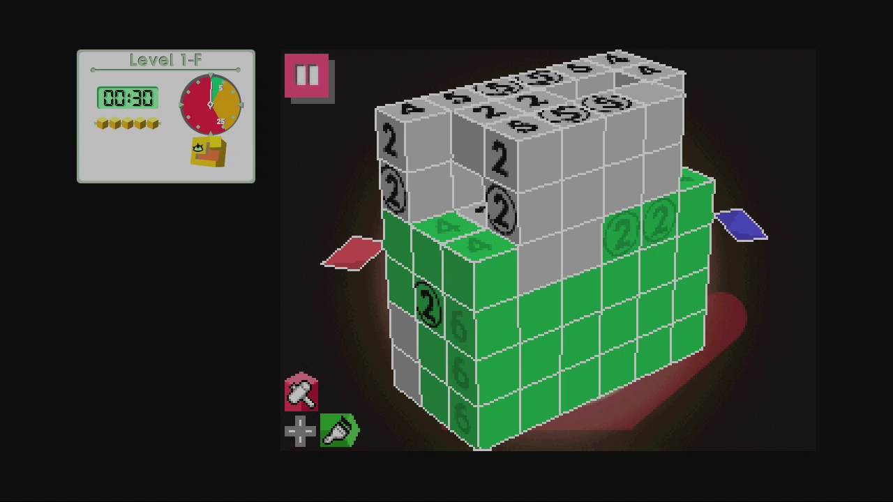 Easy 1 F - Picross 3D - YouTube