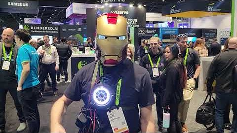 AI Detects Iron Man at NVIDIA GTC 2024