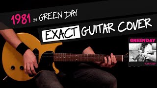 1981 guitar cover by GV | Green Day