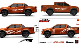 Isuzu DMAX | Design | Concept | Body Sticker Decals - HDS