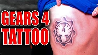 GEARS 4 TATTOO - Gears & Beers (Gears of War 2)