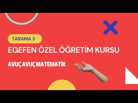 EGEFEN TARAMA 3 AVUÇ AVUÇ MATEMATİK