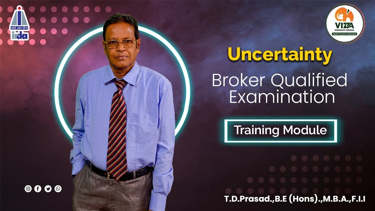 Uncertainty BQP Training Insurance Broker Exam Vizza Insurance