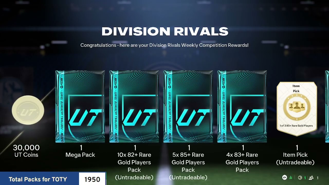 [EVO RTG] We have A LOT of stuff to do! 2000 packs for TOTY Today?? 08.01.26