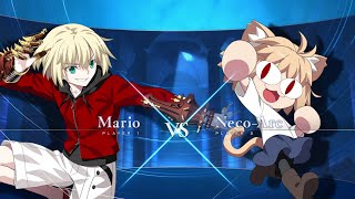 Mario (A | 999,944 RP) vs Neco Arc (A | 969,490 RP) 【MELTY BLOOD TYPE LUMINA】