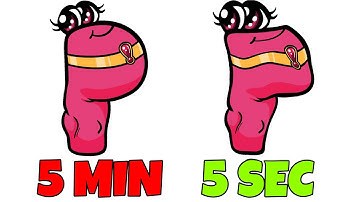 Alphabet Lore but I Draw it in 5 SECONDS vs 5 MINUTES ! (A-Z)