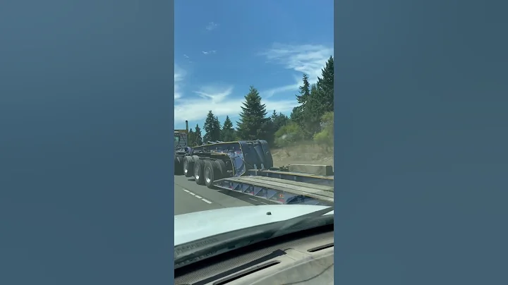 12 axle lowboy 🔥🔥🔥 #peterbilt #heavyhaul