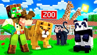 I BUILT a ZOO in MINECRAFT! (animals) screenshot 5