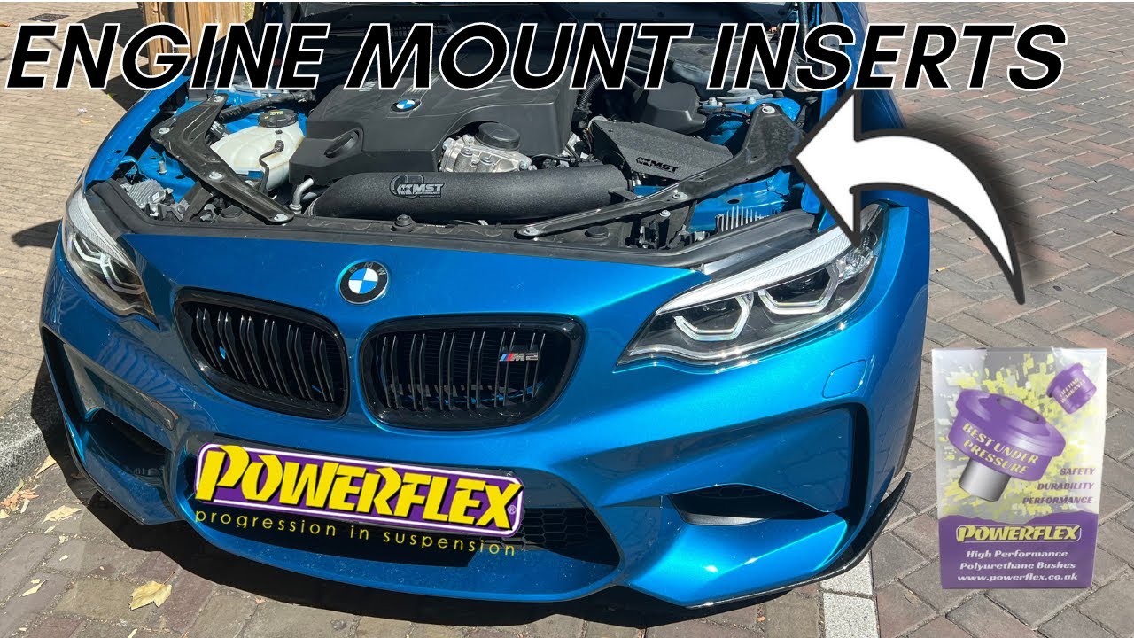BMW M2: Установка вставок крепления двигателя POWERFLEX (M2/M3/M4)
