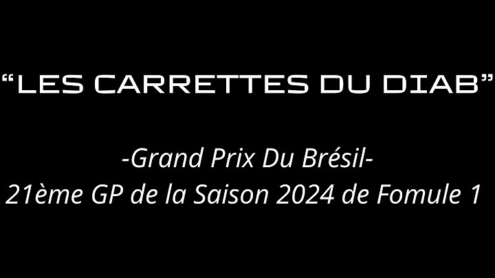Résumé du Grand Prix du Brésil 2024